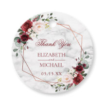 銅幾何学大理石エレガントな結婚式