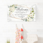 銅幾何学白色フローラ大理石結婚の 横断幕 (インサイチュ)