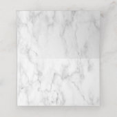 銅幾何学的ブルゴーニュ大理石 プレイスカード (内部開封)