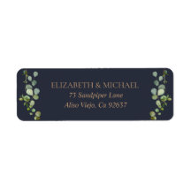 銅幾何学的ユーカリプトゥスブルー差出人住所