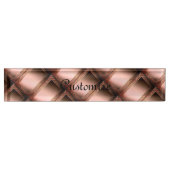 銅幾何学的抽象芸術 デスクネームプレート (正面)