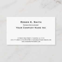 銅板クラシックシンプルエレガント 名刺