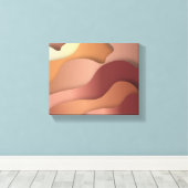 銅海ラップ帆布 キャンバスプリント (インサイチュ (ウッドフロア))