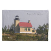 銅港ライトハウス枕ケース 枕カバー (裏面)