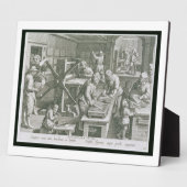 銅版木、銅版、版画の発明、プレート20から フォトプラーク (側面)