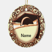 銅目盛キャップカスタムオーナメント セラミックオーナメント (左)