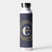 銅真空絶縁ボトルW/ゴールデンサークルL ウォーターボトル (左面)