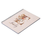銅秋フローラレターE秋花 ノートブック (左側)