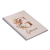 銅秋フローラレターG秋花 ノートブック (右側)