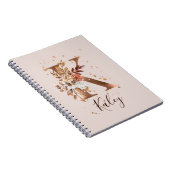 銅秋フローラレターK秋花 ノートブック (右側)