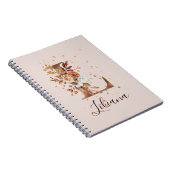 銅秋フローラレターL秋花 ノートブック (右側)