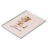 銅秋フローラレターL秋花 ノートブック (左側)