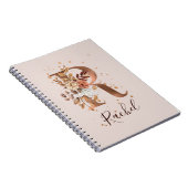 銅秋フローラレターR秋花 ノートブック (右側)