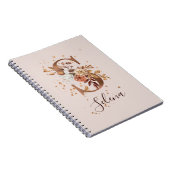 銅秋フローラレターS秋花 ノートブック (右側)