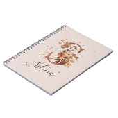 銅秋フローラレターS秋花 ノートブック (左側)