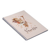 銅秋フローラレターV秋花 ノートブック (右側)