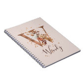 銅秋フローラレターW秋花 ノートブック (右側)