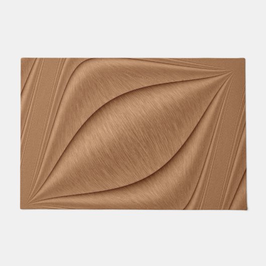 銅等高線 ドアマット (正面)