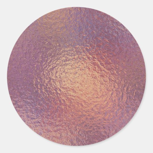 銅箔フェイク封筒用シール ラウンドシール (正面)