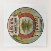 銅素晴らし蒸留バーボンウィスキー。 ジグソーパズル (横)