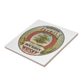 銅素晴らし蒸留バーボンウィスキー。 タイル (側面)