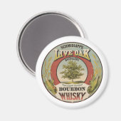 銅素晴らし蒸留バーボンウィスキー。 マグネット (正面/裏面)