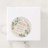 銅素朴幾何ユーカリ樺の木結婚ズ フェイバータグ (インサイチュ)