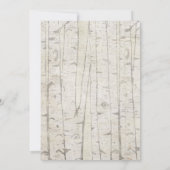 銅素朴幾何緑色エレガントな結婚式 招待状 (裏面)