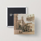 銅細工人のバザー、"エジプトからのカイロ、 缶バッジ (正面&裏面)