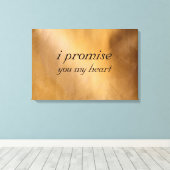 銅結婚の キャンバスプリント (インサイチュ (ウッドフロア))