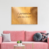 銅結婚の キャンバスプリント (インサイチュ (リビング))