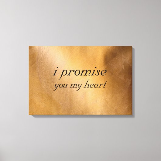 銅結婚の キャンバスプリント (正面)