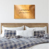 銅結婚の キャンバスプリント (インサイチュ (寝室))