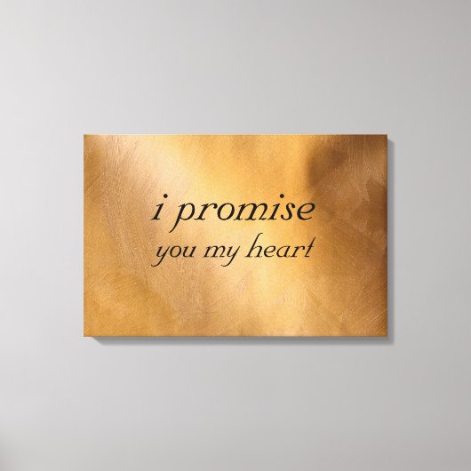 銅結婚の キャンバスプリント (正面)