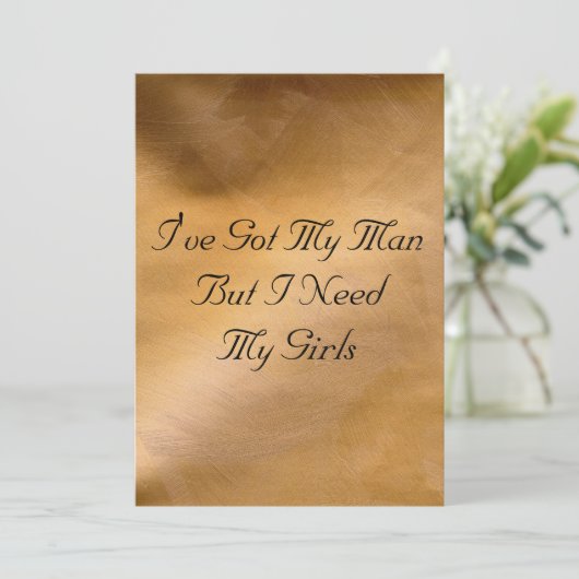 銅結婚の 招待状 (スタンド正面)