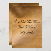 銅結婚の 招待状 (正面/裏面)