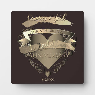 「銅結婚八周年」 フォトプラーク
