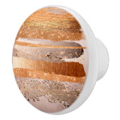 銅線金ゴールド線グラマーテクスチャ セラミックノブ (右)