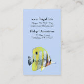 銅縞蝶 名刺 (裏面)