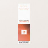 銅背エレガント景名刺デザイン 名刺 (外部フラット)