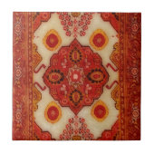 銅色のペルシャ絨毯の一見 タイル (正面)