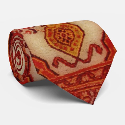 銅色のペルシャ絨毯の一見 ネクタイ (ロール)