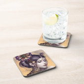 銅色の花を持つスチームパンクプリンセス コースター (右側)