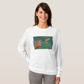 銅色の頭のエメラルド, Elvira cupreiceps, Tシャツ (正面フル)