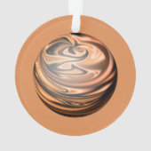 銅色大理石 オーナメント (裏面)