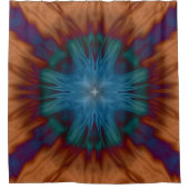 銅色 シャワーカーテン (正面)