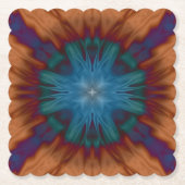 銅色 ペーパーコースター (正面)