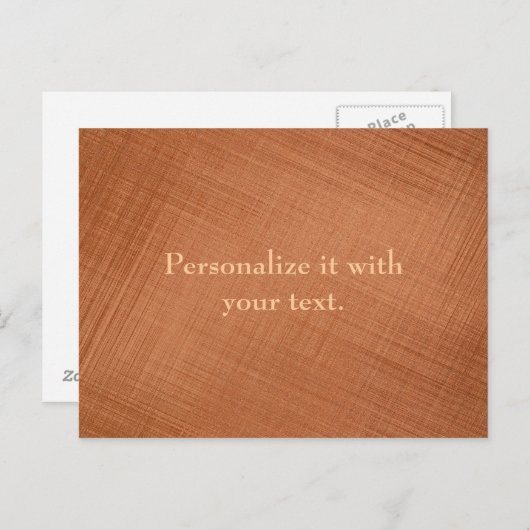 銅色 ポストカード (正面/裏面)