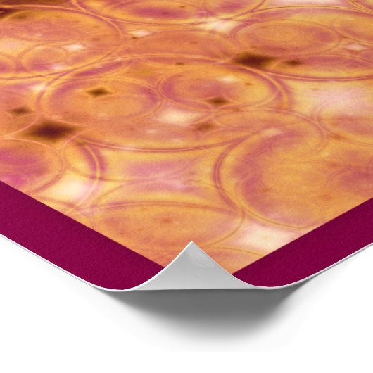 銅花フラクタル ポスター (角)