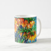 銅花瓶バンゴッホファインアートの中の油屋 コーヒーマグカップ (正面右)